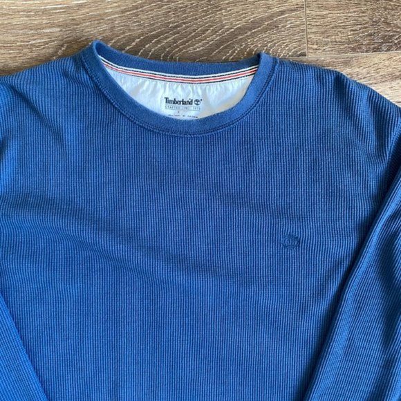 Timberland Blue Waffle Sweater - Picture 3 of 4